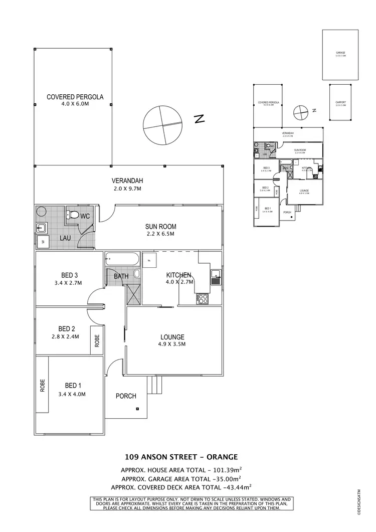 Floorplan of Homely house listing, 109 Anson Street, Orange NSW 2800