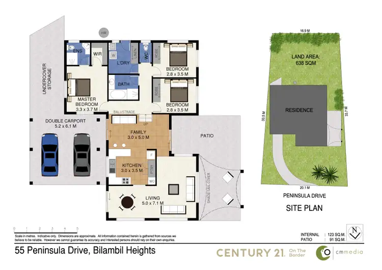 Floorplan of Homely house listing, 55 Peninsula Drive, Bilambil Heights NSW 2486