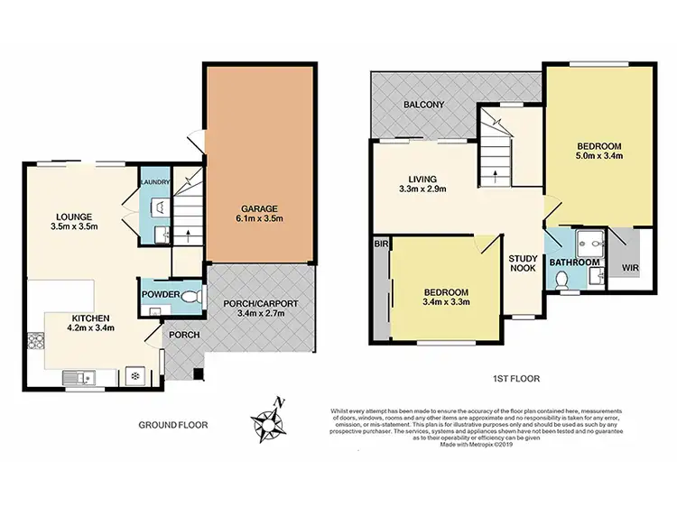 Floorplan of Homely townhouse listing, 5/8 Aratula Street, Dandenong VIC 3175