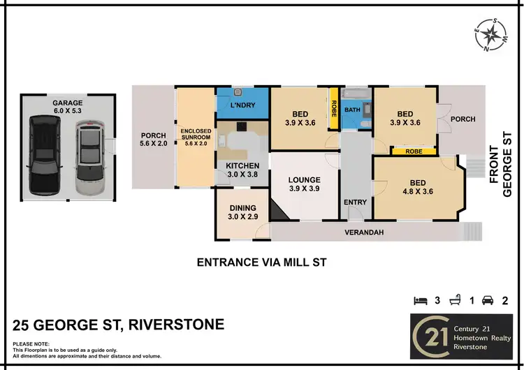 Floorplan of Homely house listing, 25 George street, Riverstone NSW 2765