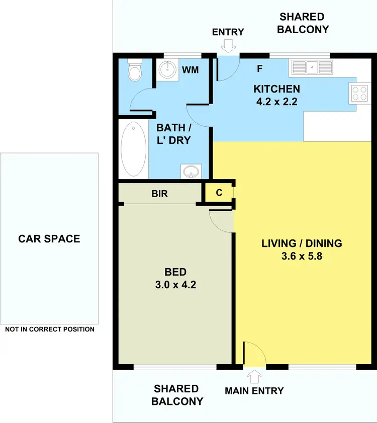 Floorplan of Homely apartment listing, 16/48 Princes Highway, Dandenong VIC 3175