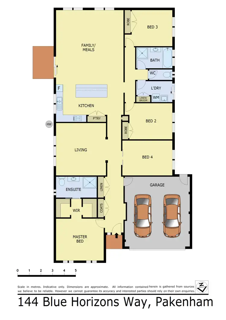 Floorplan of Homely house listing, 144 Blue Horizons Way, Pakenham VIC 3810