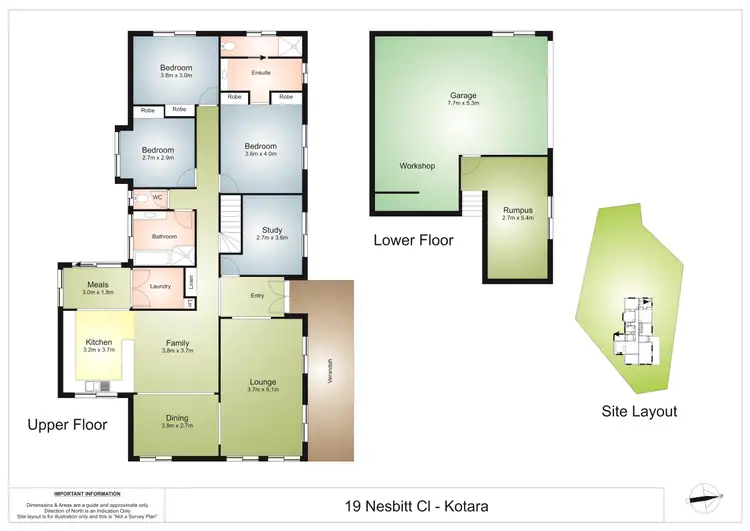 Floorplan of Homely house listing, 19 Nesbitt Close, Kotara NSW 2289