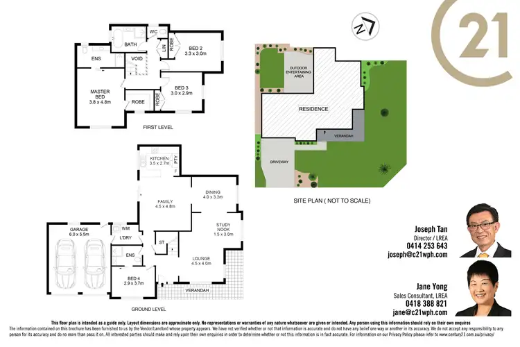 Floorplan of Homely semi-detached listing, 1/2 Heritage Court, Dural NSW 2158