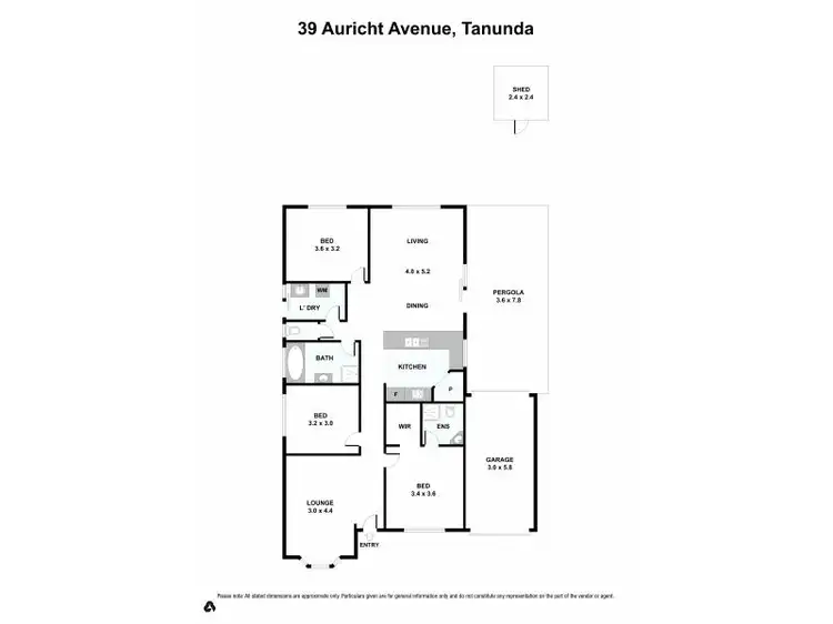 Floorplan of Homely house listing, 39 Auricht Ave, Tanunda SA 5352