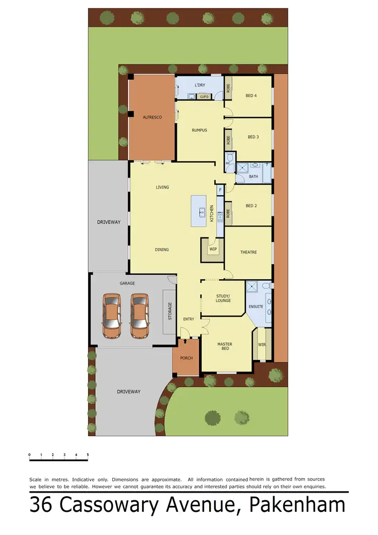 Floorplan of Homely house listing, 36 Cassowary Avenue, Pakenham VIC 3810