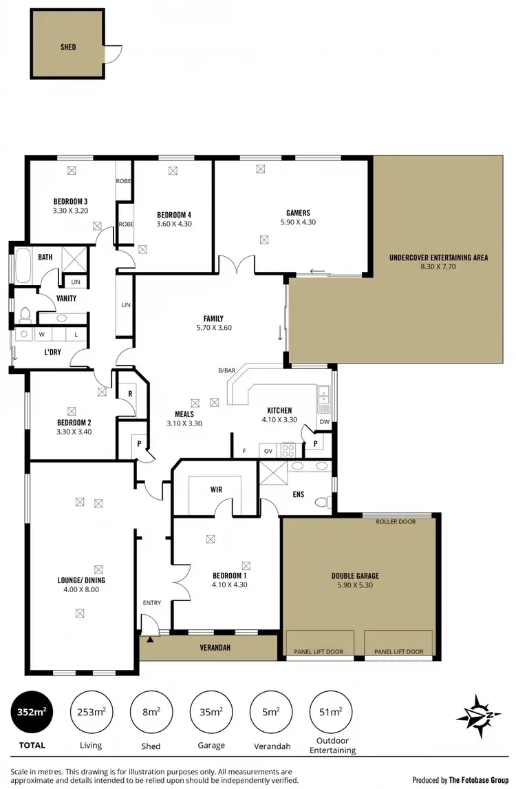 Floorplan of Homely house listing, 5 Annabelle Drive, Hallett Cove SA 5158