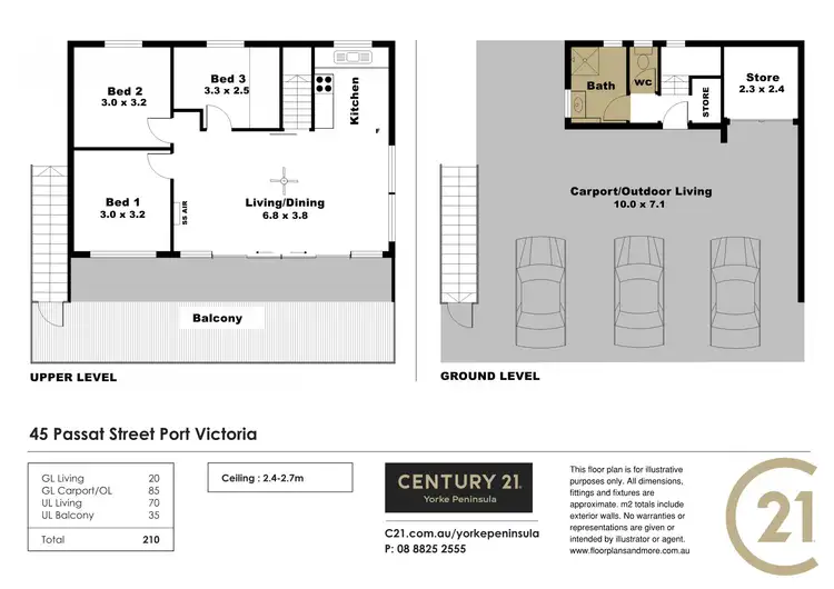 Floorplan of Homely house listing, 45 Passat Street, Port Victoria SA 5573