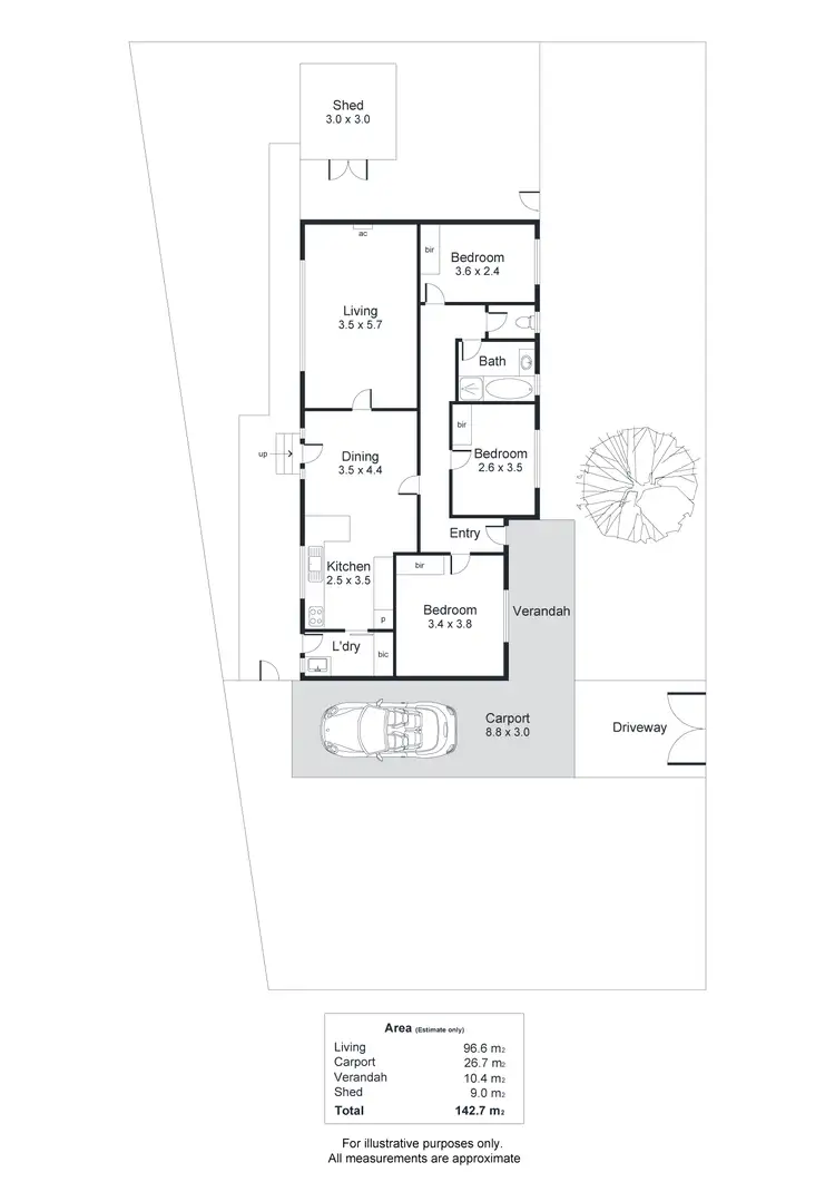 Floorplan of Homely house listing, 2 Milton Street, Hackham SA 5163