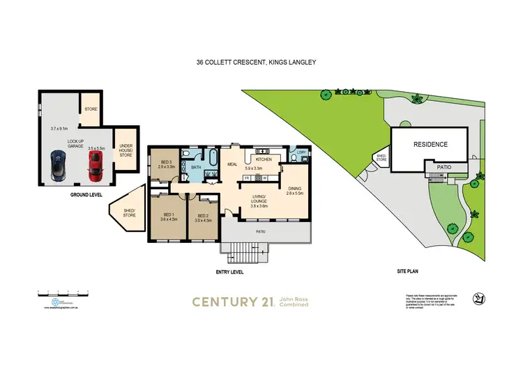 Floorplan of Homely house listing, 36 Collett Crescent, Kings Langley NSW 2147