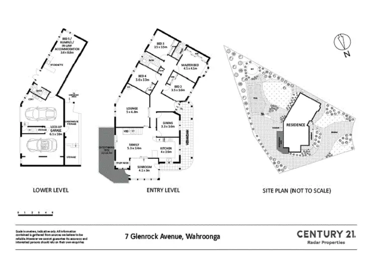 Floorplan of Homely house listing, 7 Glenrock Ave, Wahroonga NSW 2076