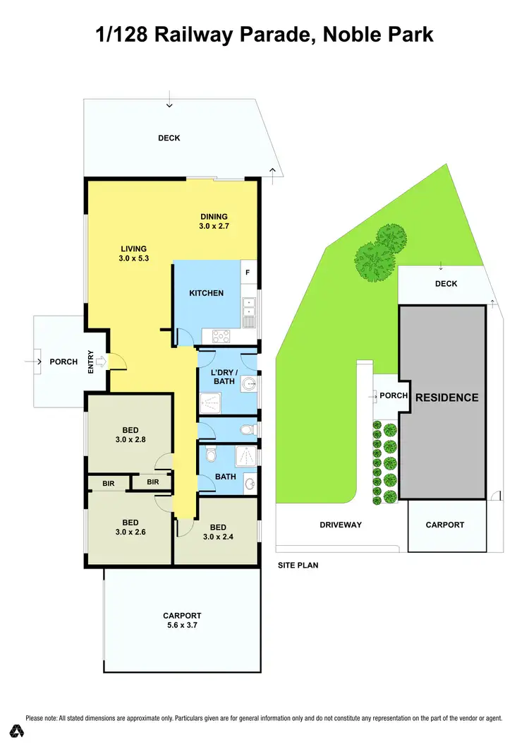 Floorplan of Homely unit listing, 1/128 Railway Parade, Noble Park VIC 3174