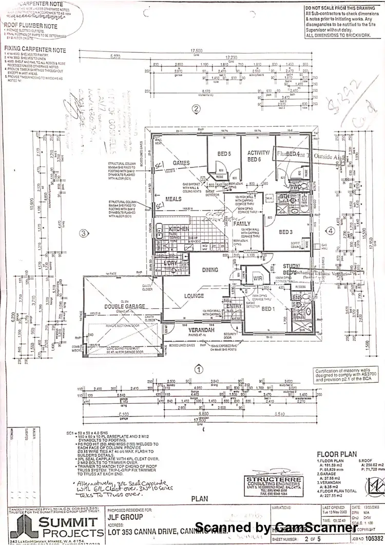 Floorplan of Homely house listing, 43 Canna Drive, Canning Vale WA 6155