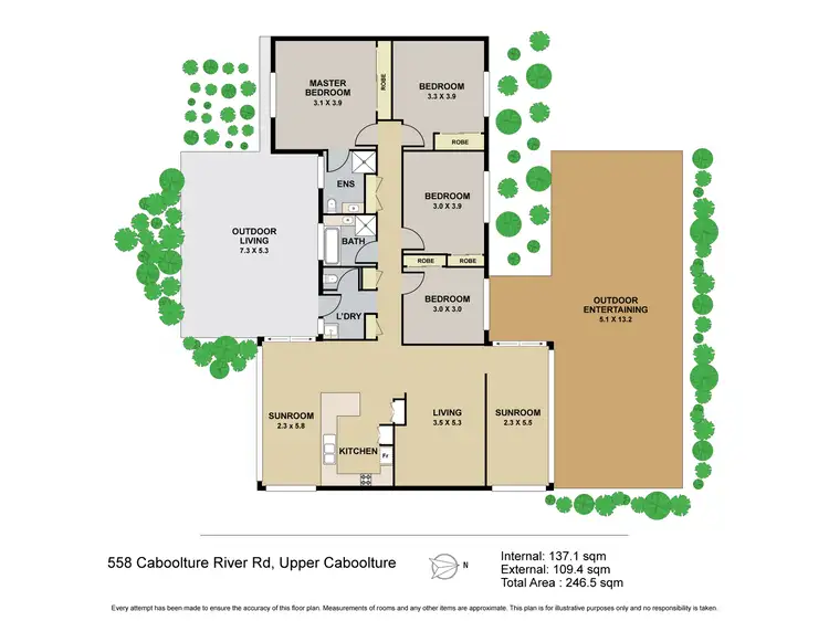 Floorplan of Homely house listing, 558 Caboolture River Road, Upper Caboolture QLD 4510