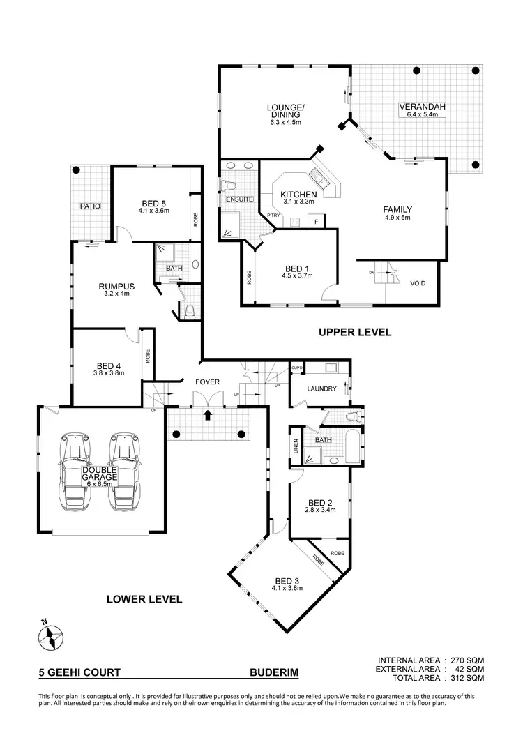 Floorplan of Homely house listing, 5 Geehi Court, Buderim QLD 4556