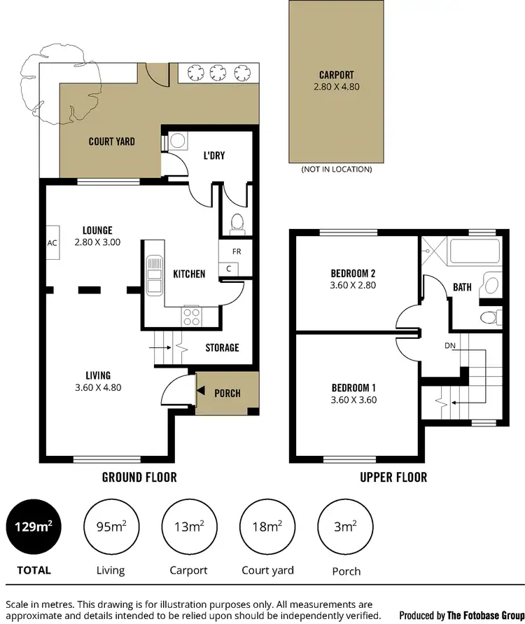Floorplan of Homely townhouse listing, 3/4-6 Barwell Avenue, Kurralta Park SA 5037