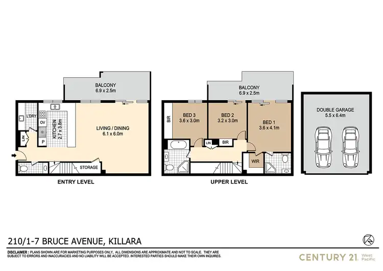 Floorplan of Homely apartment listing, 210/1-7 Bruce Ave, Killara NSW 2071
