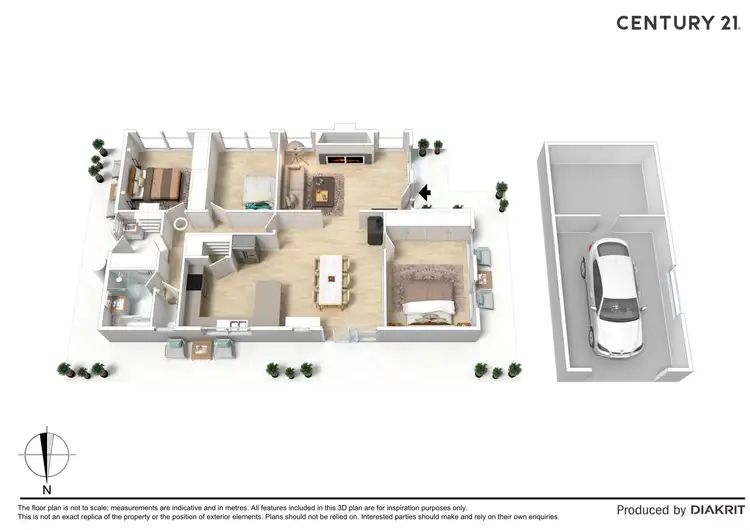 Floorplan of Homely house listing, 21 Jacana Avenue, Moama NSW 2731