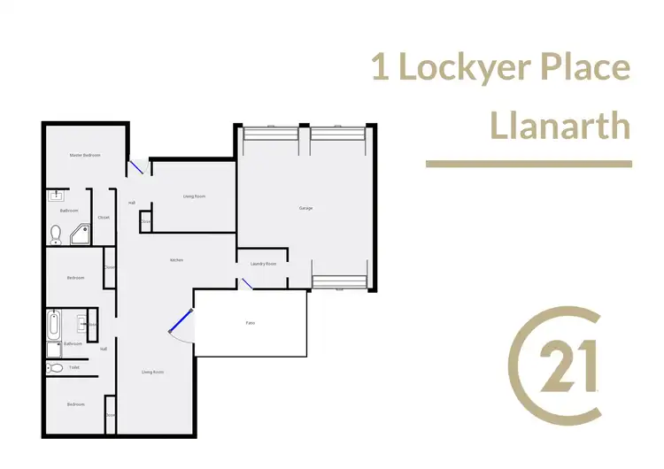 Floorplan of Homely house listing, 1 Lockyer Place, Llanarth NSW 2795