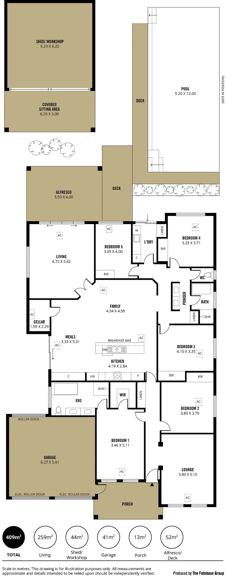 Floorplan of Homely house listing, 4 Lawson Avenue, Kings Park SA 5034