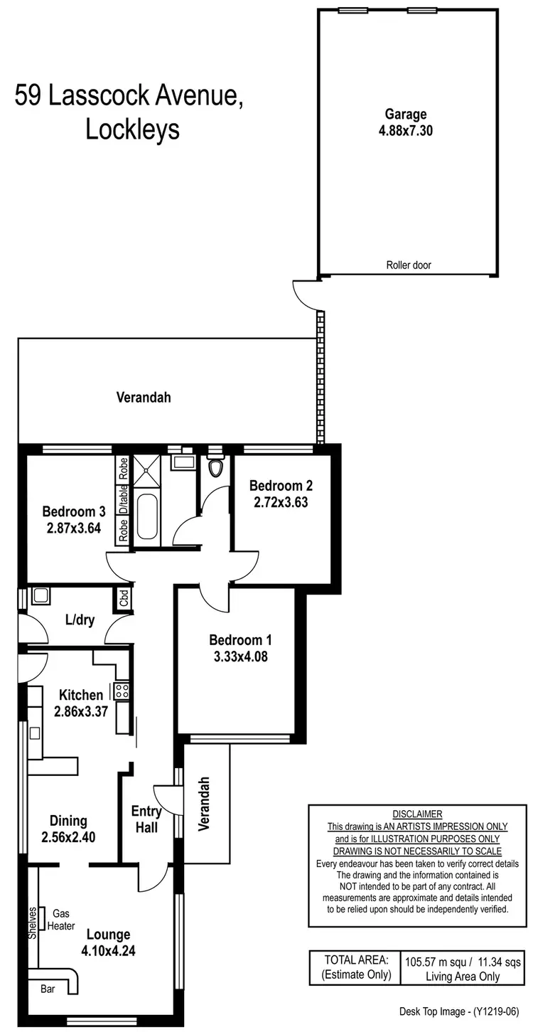 Floorplan of Homely house listing, 59 Lasscock Avenue, Lockleys SA 5032