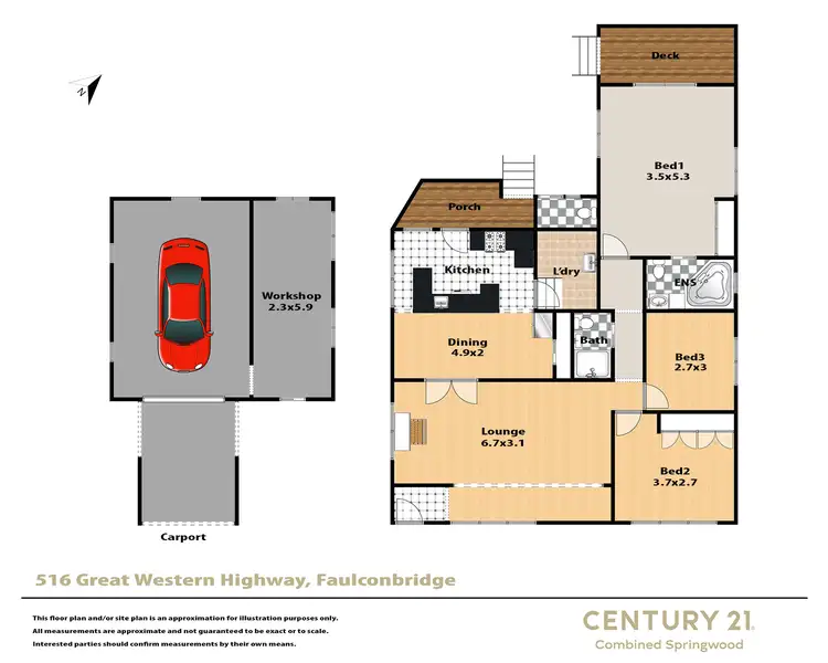 Floorplan of Homely house listing, 516 Great Western Highway, Faulconbridge NSW 2776