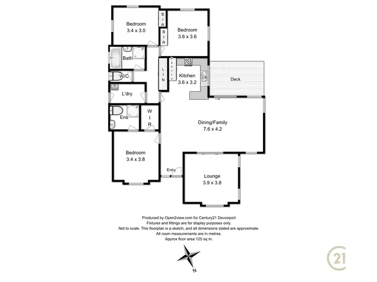 Floorplan of Homely house listing, 20 Christensen Street, Spreyton TAS 7310