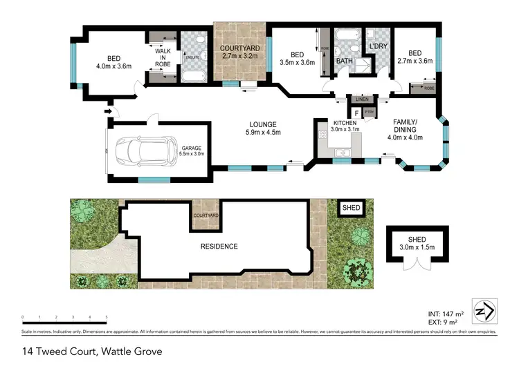 Floorplan of Homely house listing, 14 Tweed Court, Wattle Grove NSW 2173