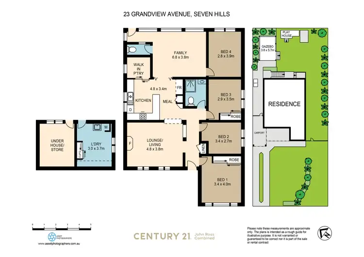 Floorplan of Homely house listing, 23 Grandview Avenue, Seven Hills NSW 2147