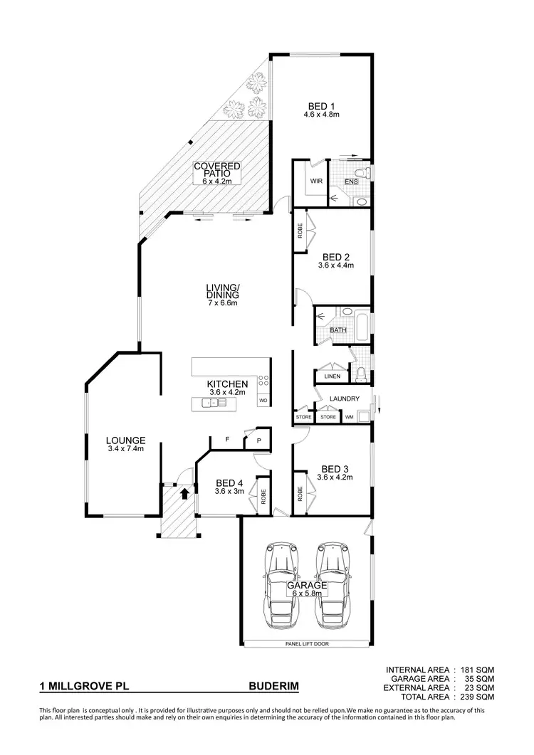 Floorplan of Homely house listing, 1 Millgrove Place, Buderim QLD 4556