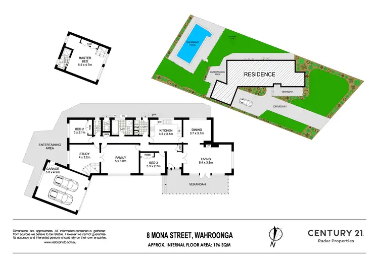 Floorplan of Homely house listing, 8 Mona Street, Wahroonga NSW 2076