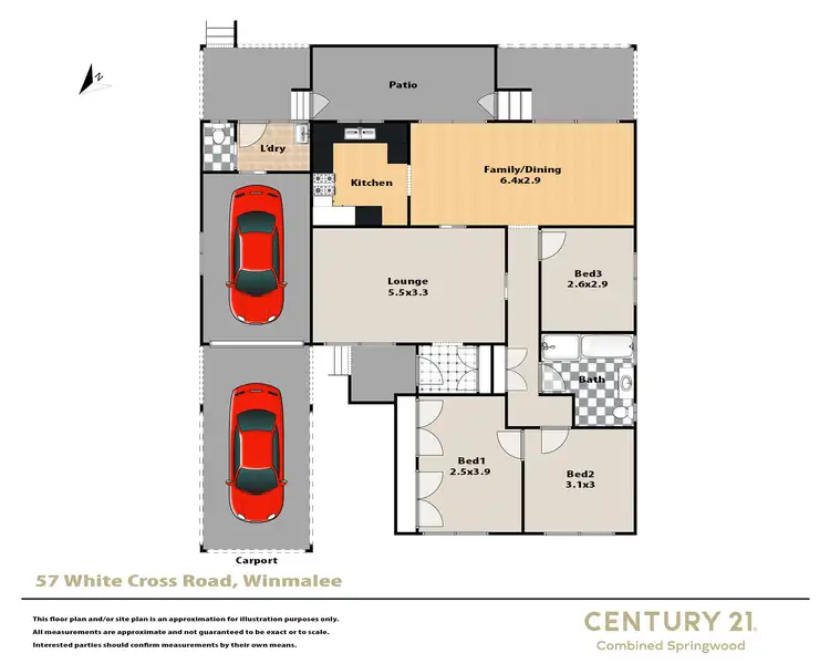 Floorplan of Homely house listing, 57 White Cross Road, Winmalee NSW 2777