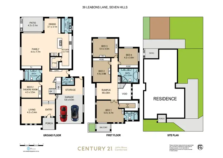 Floorplan of Homely house listing, 39 Leabons Lane, Seven Hills NSW 2147