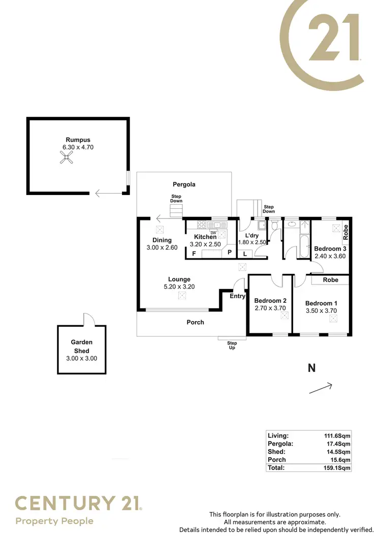 Floorplan of Homely house listing, 27 Currawong Crescent, Craigmore SA 5114