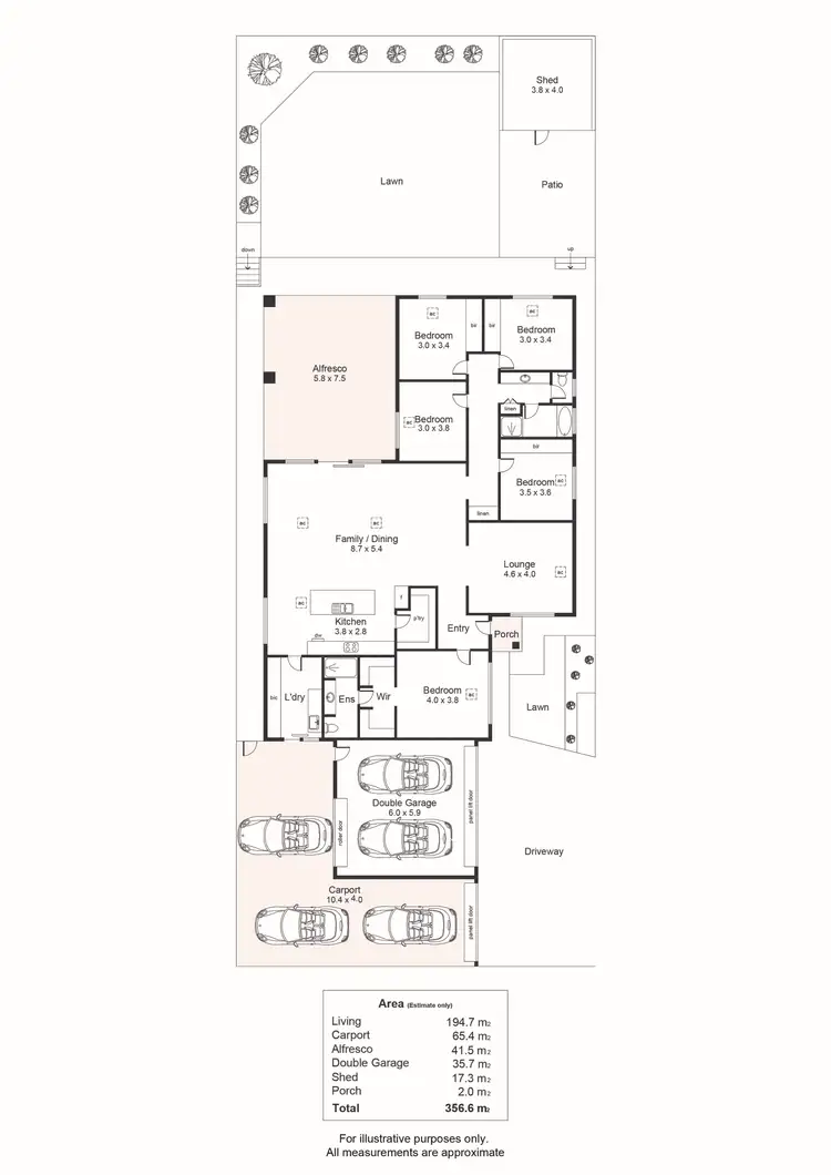 Floorplan of Homely house listing, 36 Elanora Ave, Morphett Vale SA 5162