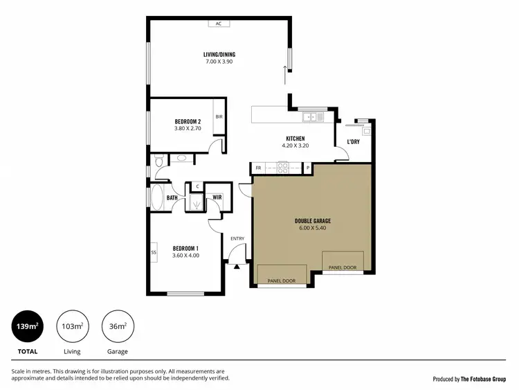 Floorplan of Homely house listing, 6 Ramsay Way, Para Hills West SA 5096