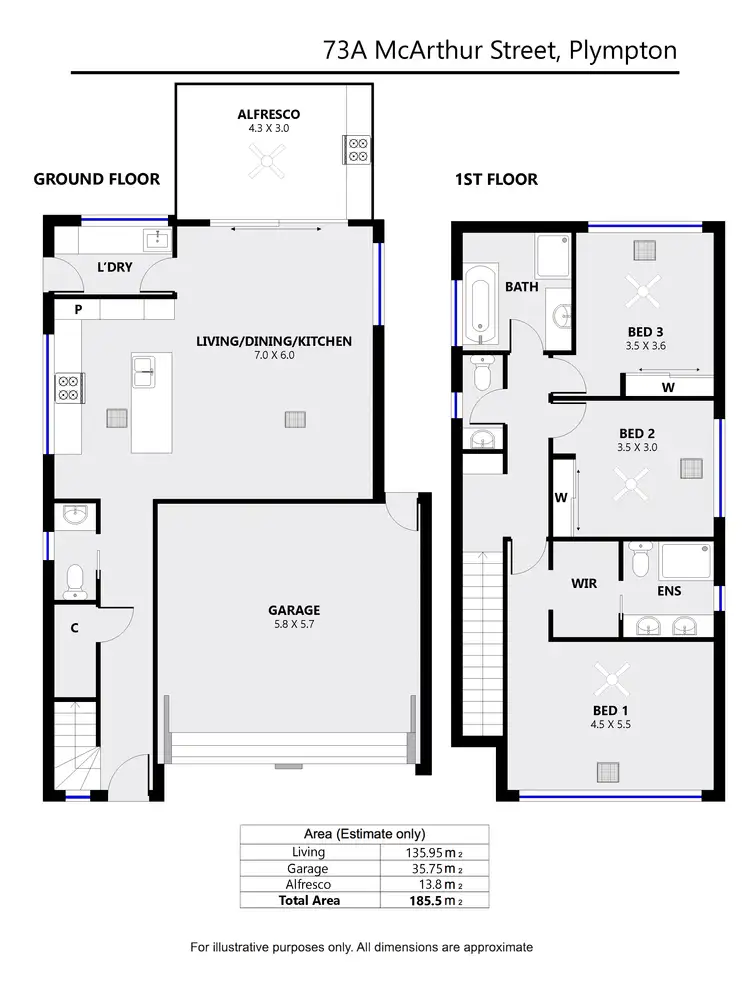 Floorplan of Homely house listing, 73A McArthur Avenue, Plympton SA 5038