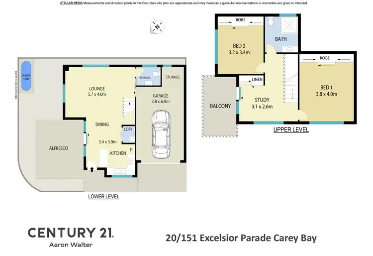 Floorplan of Homely townhouse listing, 20/151 Excelsior Parade, Toronto NSW 2283