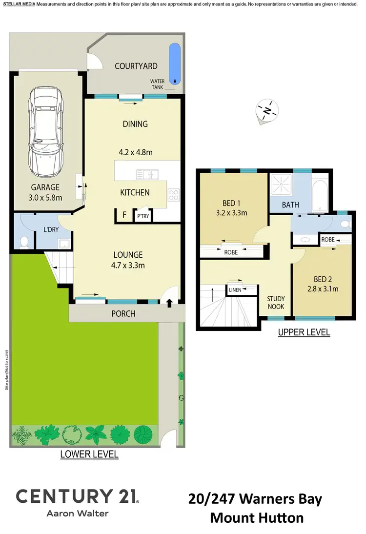 Floorplan of Homely townhouse listing, 20/247 Warners Bay Road, Mount Hutton NSW 2290