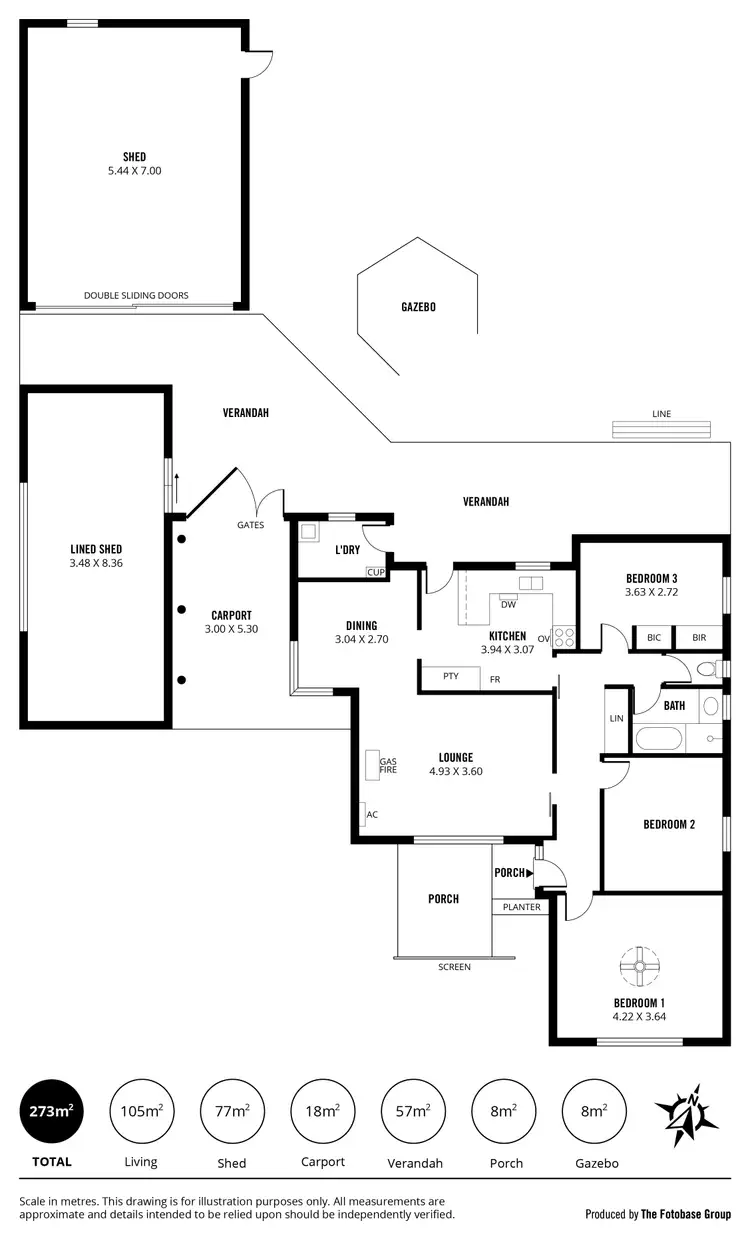 Floorplan of Homely house listing, 5 Susan Road, Hackham SA 5163