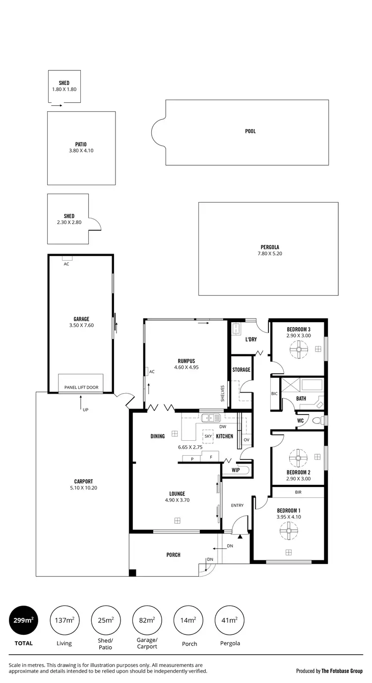 Floorplan of Homely house listing, 8 Roy Road, Morphett Vale SA 5162