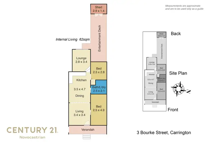 Floorplan of Homely house listing, 3 Bourke Street, Carrington NSW 2294