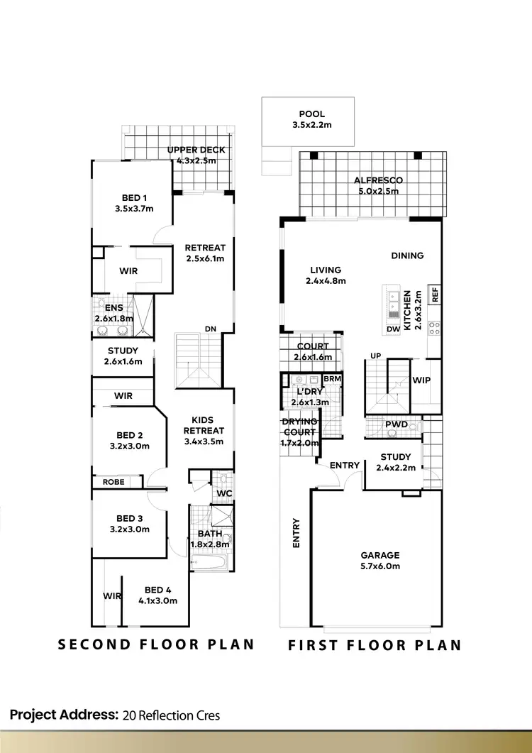 Floorplan of Homely house listing, 20 Reflection Crescent, Birtinya QLD 4575