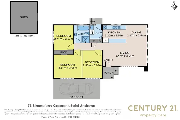 Floorplan of Homely house listing, 73 Stromeferry Cres, St Andrews NSW 2566