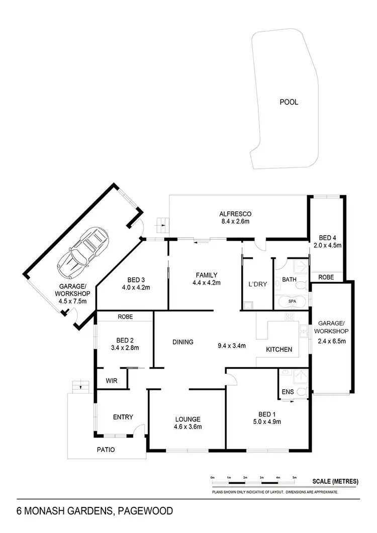 Floorplan of Homely house listing, 6 Monash Gardens, Pagewood NSW 2035