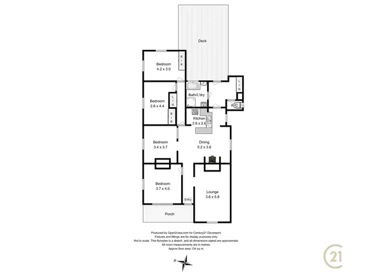 Floorplan of Homely house listing, 15A Walker Street, Ulverstone TAS 7315