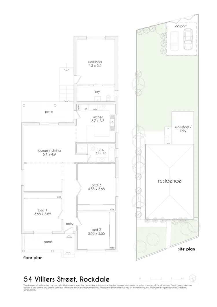Floorplan of Homely house listing, 54 Villiers Street, Rockdale NSW 2216