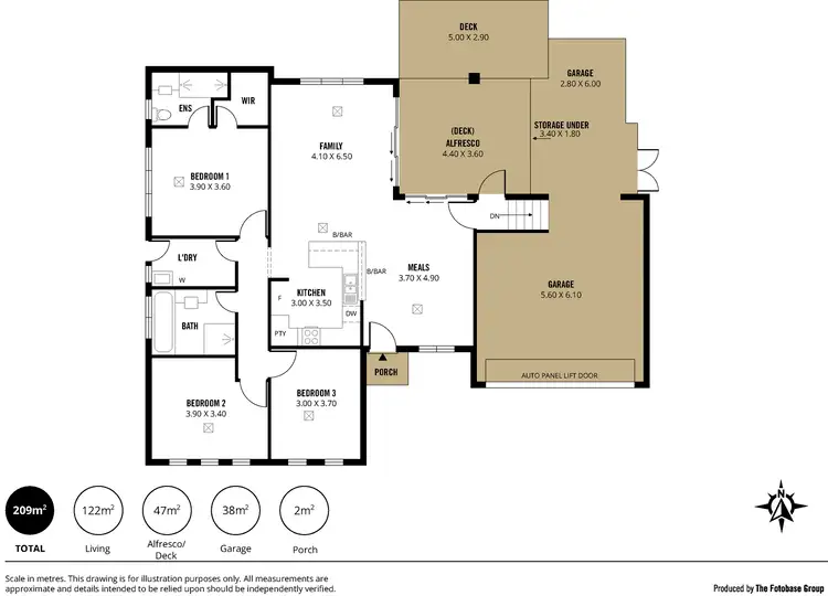 Floorplan of Homely house listing, 25 Yeltana Avenue, Huntfield Heights SA 5163