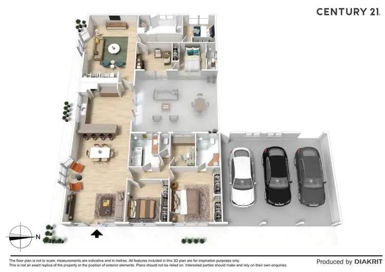 Floorplan of Homely house listing, 55 Leichardt Street, Echuca VIC 3564