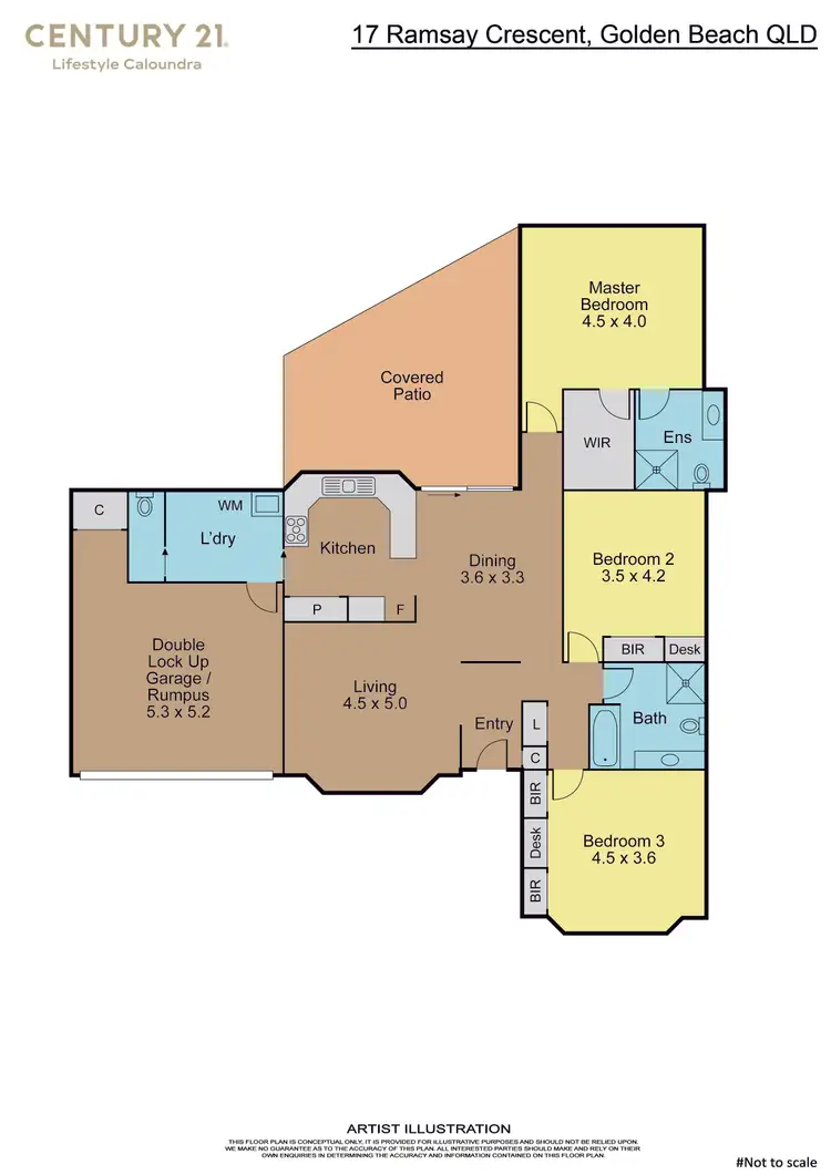 Floorplan of Homely house listing, 17 Ramsay Crescent, Golden Beach QLD 4551